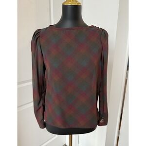 PROPHECY Plaid Top Womens Size 6‎